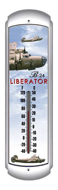 Indoor/Outdoor Thermometer - B-24 Liberator